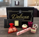 BRUBAKER Handmade "Deluxe Cranberry" Bath Bombs, Bath Melts Gift Set - All Natural and Vegan Ingredients - Shea Butter, Cocoa Butter & Olive Oil