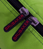 BRUBAKER Ski Bag "Carver Pro" for 1 Pair of Skis and Poles - Dark Green/Green