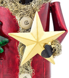BRUBAKER Wine Bottle Holder "Santa Claus" in Vintage Look - Hand-Painted Sculptures and Figurines Decor Wine Racks and Stands Gifts Decoration