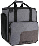 BRUBAKER Combo Set Carver Performance - Ski Bag and Ski Boot Bag for 1 Pair of Skis + Poles + Boots + Helmet - Gray Black
