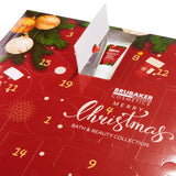 BRUBAKER Cosmetics Beauty Advent Calendar 24 Body Care Products & Spa Accessories - The XXL Wellness Christmas Calendar for Women and Girls - Red