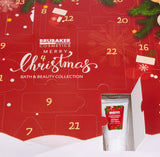 BRUBAKER Cosmetics Beauty Advent Calendar 24 Body Care Products & Spa Accessories - The XXL Wellness Christmas Calendar for Women and Girls - Red