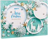 BRUBAKER Cosmetics Beauty Advent Calendar 24 Body Care Products & Spa Accessories - The XXL Wellness Christmas Calendar for Women and Girls - Mint Blue