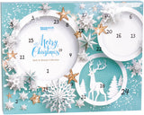 BRUBAKER Cosmetics Beauty Advent Calendar 24 Body Care Products & Spa Accessories - The XXL Wellness Christmas Calendar for Women and Girls - Mint Blue