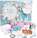 BRUBAKER Cosmetics Beauty Advent Calendar 24 Body Care Products & Spa Accessories - The XXL Wellness Christmas Calendar for Women and Girls - Mint Blue