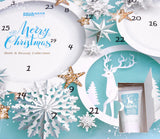 BRUBAKER Cosmetics Beauty Advent Calendar 24 Body Care Products & Spa Accessories - The XXL Wellness Christmas Calendar for Women and Girls - Mint Blue