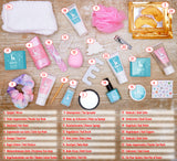 BRUBAKER Cosmetics Beauty Advent Calendar 24 Body Care Products & Spa Accessories - The XXL Wellness Christmas Calendar for Women and Girls - Mint Blue