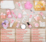 BRUBAKER Cosmetics Beauty Advent Calendar 24 Body Care Products & Spa Accessories - The XXL Wellness Christmas Calendar for Women and Girls - Cities Landmark Pink