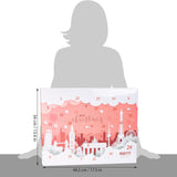 BRUBAKER Cosmetics Beauty Advent Calendar 24 Body Care Products & Spa Accessories - The XXL Wellness Christmas Calendar for Women and Girls - Cities Landmark Pink