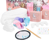 BRUBAKER Cosmetics Beauty Advent Calendar 24 Body Care Products & Spa Accessories - The XXL Wellness Christmas Calendar for Women and Girls - Stars and Snowflakes Pink