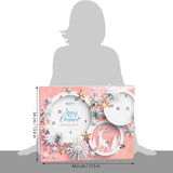 BRUBAKER Cosmetics Beauty Advent Calendar 24 Body Care Products & Spa Accessories - The XXL Wellness Christmas Calendar for Women and Girls - Stars and Snowflakes Pink