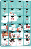 BRUBAKER Advent Calendar for Cats and Cat Lovers to Fill - Reusable DIY Christmas Calendar for Treats, Snacks, Sweets or Other Surprises - Pet Calendar with 24 Doors