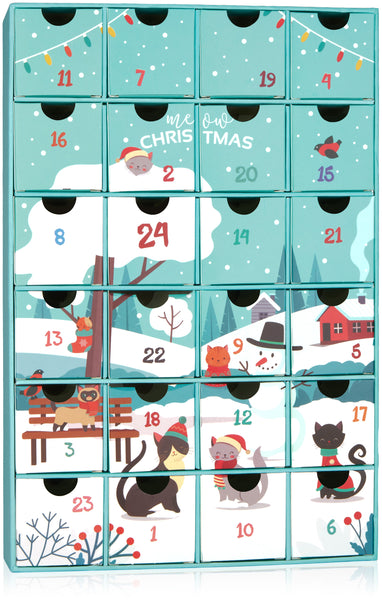 BRUBAKER Advent Calendar for Cats and Cat Lovers to Fill - Reusable DI