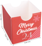 BRUBAKER Advent Calendar to Fill for Women and Girls - Christmas Magic Pink - Reusable DIY Christmas Calendar with 24 Doors for Vouchers, Sweets and Other Surprises - 12.8 Inches