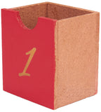 BRUBAKER Reusable Wooden Advent Calendar to Fill - Red Christmas House with Nativity Play and LED Lighting - DIY Christmas Calendar 8.27 x 3.54 x 11.81 inches