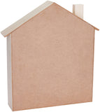 BRUBAKER Wooden Advent Calendar to Fill with 24 Drawers - DIY Unfinished Christmas Calendar for Painting, Crafting and Self-Design - Christmas House - 13.1 Inch High