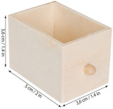 BRUBAKER Wooden Advent Calendar to Fill with 24 Drawers - DIY Unfinished Christmas Calendar for Painting, Crafting and Self-Design - Christmas House - 15.9 Inch High