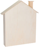 BRUBAKER Wooden Advent Calendar to Fill with 24 Drawers - DIY Unfinished Christmas Calendar for Painting, Crafting and Self-Design - Christmas House - 15.9 Inch High