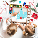 BRUBAKER Wooden Advent Calendar to Fill with 24 Drawers - DIY Unfinished Christmas Calendar for Painting, Crafting and Self-Design - Reusable - 13 Inch High