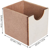 BRUBAKER Wooden Advent Calendar to Fill with 24 Drawers - DIY Unfinished Christmas Calendar for Painting, Crafting and Self-Design - Reusable - 13 Inch High
