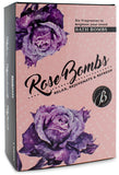 BRUBAKER 6 Handmade "Rose Bombs" Bath Bombs Gift Set - All Natural, Vegan, Organic Ingredients - Macadamia Nut Oil, Olive Oil, Almond Oil & Aloe Vera
