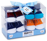BRUBAKER 4 Pairs of Baby Socks - 0-12 Months - Multiple Designs