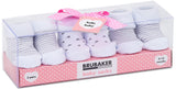 BRUBAKER 3 Pairs of Baby Socks - 0-12 Months - Multiple Designs
