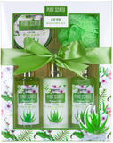 BRUBAKER Cosmetics Bath and Shower Gift Set - Aloe Vera - 5-Piece Gift Set