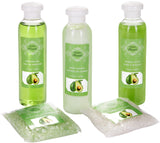 BRUBAKER Cosmetics 10-Piece Bath and Body Gift Set - Avocado -Spa Gift in Wooden Cabinet - Vintage White