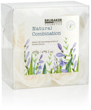 BRUBAKER Cosmetics Beauty Care Set - with Lavender & Sage Mint Extracts - Gift Set in Bathroom Shelf White