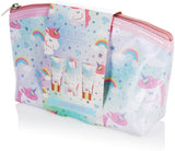 BRUBAKER Cosmetics 4-piece Unicorn Bath and Shower Set Cherry Blossom Scent - Gift Set in Cosmetic Bag