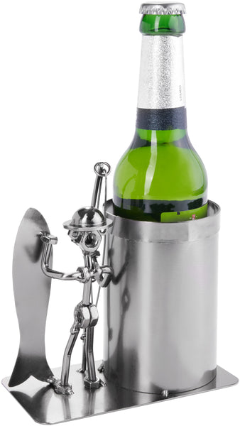 Statua Uomo Viti BRUBAKER Con Portabiglietti | Figura In Metall Per Ufficio | Regalo Originale Per Colleghi - Foto 11