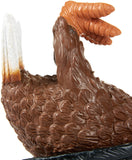 BRUBAKER Wine Bottle Holder Thirsty Eagle - Drunk Animals - Polyresin Bottle Decoration - Table Top Bird Figure Hand Painted Wine Accessory - Funny Wine Gift