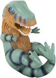 BRUBAKER Wine Bottle Holder Thirsty T-Rex - Drunken Dinosaur - Polyresin Bottle Decoration - Table Top Figure Animals Hand Painted Bar Accessory - Funny Wine Gift