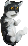 BRUBAKER Wine Bottle Holder Thirsty Cat - Drunk Animals - Polyresin Bottle Decoration - Kitten Decorative Figurine Hand Painted Bar Accessory for Wine Bar - Funny Wine Gift