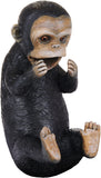 BRUBAKER Wine Bottle Holder Thirsty Monkey - Drunk Animals - Monkey Polyresin Bottle Decoration - Chimpanzee Figure Hand Painted Bar Wine Accessory - Funny Wine Gift