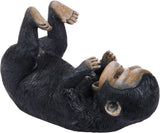 BRUBAKER Wine Bottle Holder Thirsty Monkey - Drunk Animals - Monkey Polyresin Bottle Decoration - Chimpanzee Figure Hand Painted Bar Wine Accessory - Funny Wine Gift