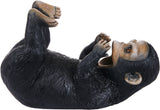 BRUBAKER Wine Bottle Holder Thirsty Monkey - Drunk Animals - Monkey Polyresin Bottle Decoration - Chimpanzee Figure Hand Painted Bar Wine Accessory - Funny Wine Gift