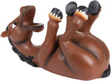 BRUBAKER Wine Bottle Holder Thirsty Horse - Drunk Animals - Polyresin Bottle Decoration - Figure Hand Painted - Table Top Bar Wine Accessory - Funny Wine Gift for Rider