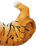 BRUBAKER Wine Bottle Holder Thirsty Tiger - Drunk Animals - Polyresin Bottle Decoration - Safari Jungle Figurine Hand Painted Bar Wine Accessory - Funny Wine Gift