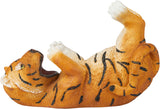 BRUBAKER Wine Bottle Holder Thirsty Tiger - Drunk Animals - Polyresin Bottle Decoration - Safari Jungle Figurine Hand Painted Bar Wine Accessory - Funny Wine Gift