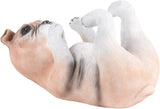 BRUBAKER Wine Bottle Holder Thirsty Dog - Bulldog - Drunk Animals - Polyresin Bottle Decoration - Decorative Figurine Hand Painted Bar Accessory - Funny Wine Gift