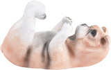 BRUBAKER Wine Bottle Holder Thirsty Dog - Bulldog - Drunk Animals - Polyresin Bottle Decoration - Decorative Figurine Hand Painted Bar Accessory - Funny Wine Gift