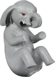 BRUBAKER Wine Bottle Holder Thirsty Elephant - Drunk Animals - Polyresin Bottle Decoration - Figure Hand Painted Bar Wine Accessory for Wine Bar - Funny Wine Gift