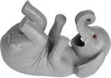 BRUBAKER Wine Bottle Holder Thirsty Elephant - Drunk Animals - Polyresin Bottle Decoration - Figure Hand Painted Bar Wine Accessory for Wine Bar - Funny Wine Gift
