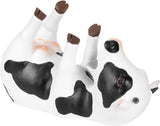 BRUBAKER Wine Bottle Holder Thirsty Cow - Drunk Animals - Polyresin Bottle Decoration - Figure Farm Hand Painted Wine Accessory for Wine Bar - Funny Wine Gift