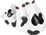BRUBAKER Wine Bottle Holder Thirsty Cow - Drunk Animals - Polyresin Bottle Decoration - Figure Farm Hand Painted Wine Accessory for Wine Bar - Funny Wine Gift