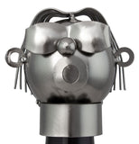 BRUBAKER Wine Bottle Holder 'Drummer' - Table Top Metal Sculpture
