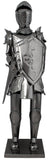 BRUBAKER Wine Bottle Holder 'Knight with Sword' - Table Top Metal Sculpture