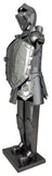 BRUBAKER Wine Bottle Holder 'Knight with Sword' - Table Top Metal Sculpture